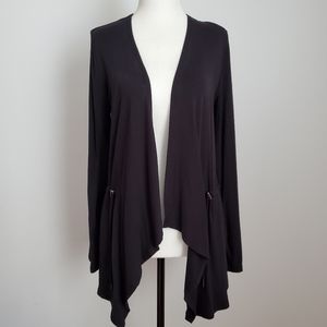 Black Open Front Cardigan Size Small
